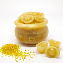 黃玉元寶聚寶盆 (黃晶)