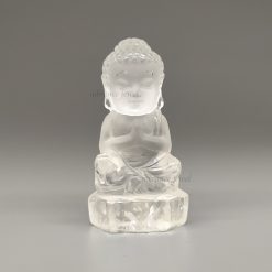 白水晶釋迦佛雕刻