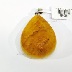 蜜蠟原皮水滴吊墜 (貨品有明顯自然內外裂)