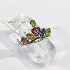 彩碧璽皇冠戒指 #15