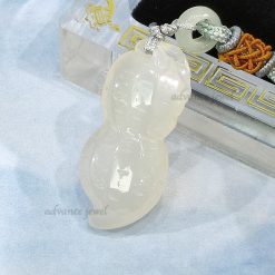 白玉髓吊墜頸鏈-花生
