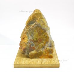 恐龍糞便化石木座擺件