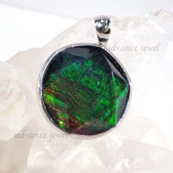 斑彩石大衛星吊墜22mm