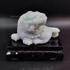緬甸玉雕刻-權獅